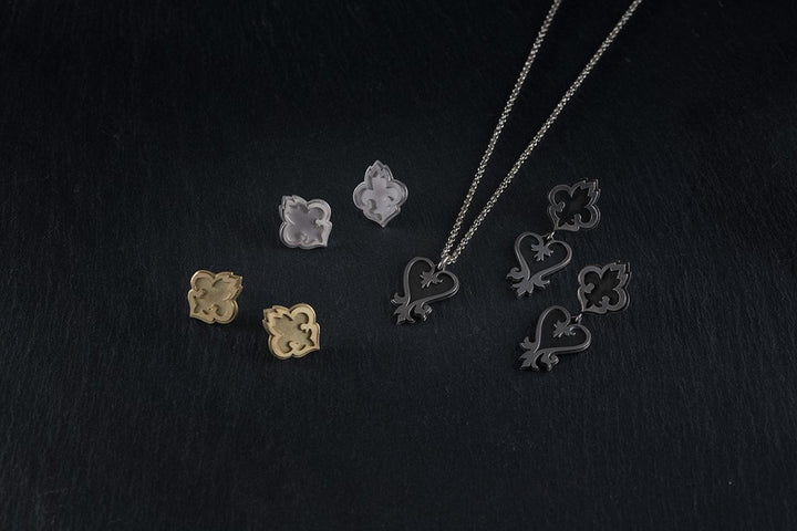 Darstellung von Schmuck mit ornamentalen Formen